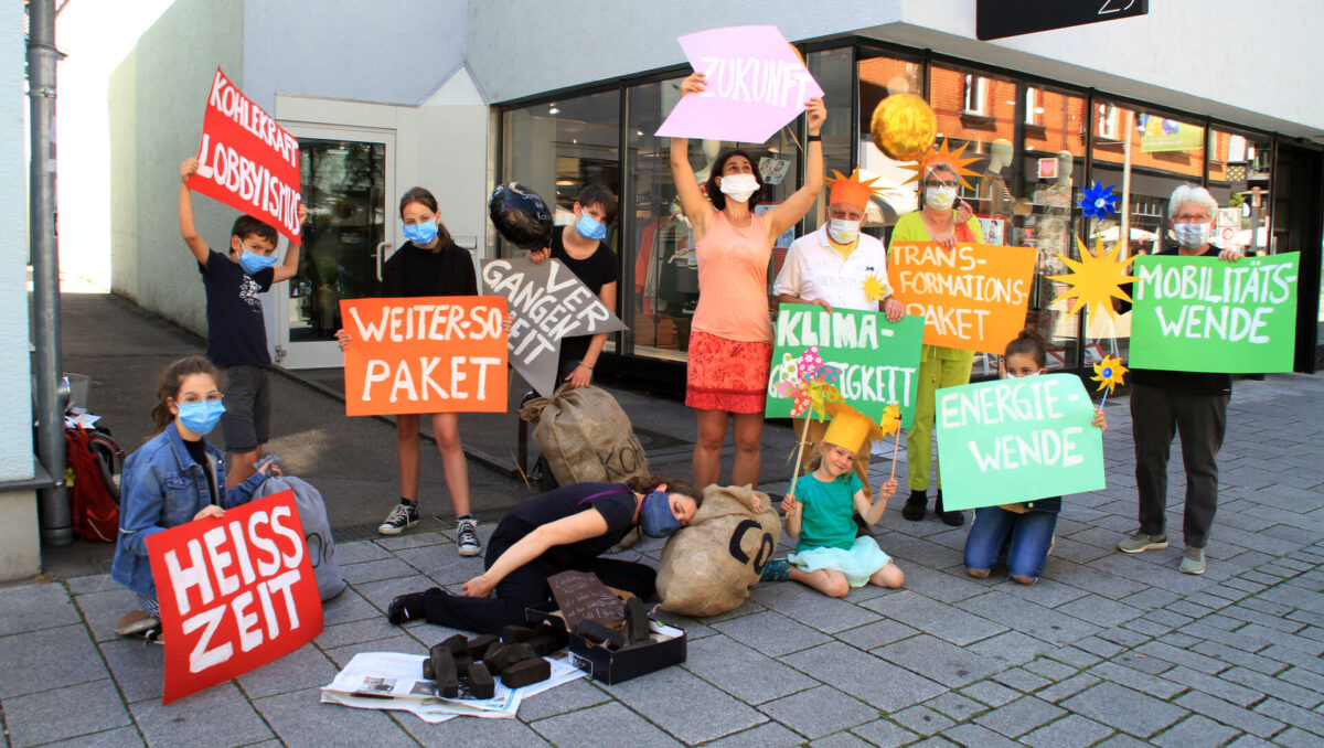 Parents for Future Esslingen demonstriert für die Energiewende